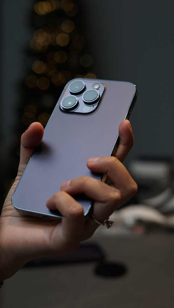 Phone 14 pro new smartphone purple